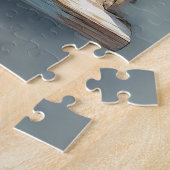 Rote Kaffeebüchse mit Roten Mohnblumen Puzzle (Seite)