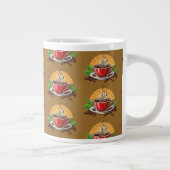 Rote Kaffeetasse Jumbo-Tasse (Rechts)