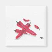 Rote Kälte Magnet (Vorne)