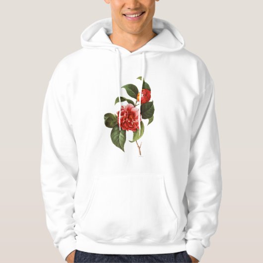 Rote Kamelie, 1833 Hoodie (Vorderseite)