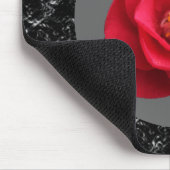 Rote Kamelie-Blume Mousepad (Ecke)