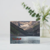 Rote Kanus am Louise-See Postkarte (Stehend Vorderseite)