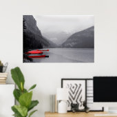 Rote Kanus Poster (Heimbüro)