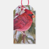ROTE KARDINAL-BIRD AUS SANTA CLAUS-GESCHENKEN GESCHENKANHÄNGER (Rückseite)