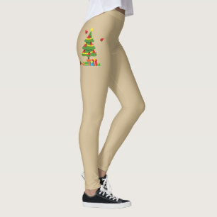 Rote Kardinal - Christmas Merrier verbringt zusamm Leggings