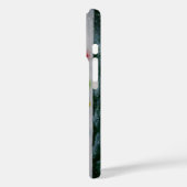 Rote Kardinal Vögel und Weihnachtsschnee Case-Mate iPhone Hülle (Rückseite / Links)