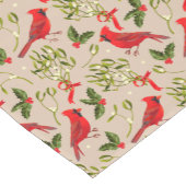 Rote Kardinäle Kurzer Tischläufer (Ecke)