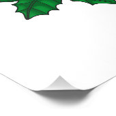 Rote Kardinäle zur Weihnachtsdekoration Fotodruck (Ecke)