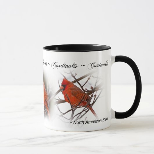 Rote Kardinals-Tasse - Cardinalis Tasse (Rechts)