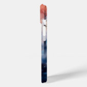 Rote Kardinalvögel in einem nebligen Wald Case-Mate iPhone Hülle (Rückseite / Links)
