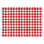 Rote karierte Gingham-Tischdecke Tischdecke (Vorderseite (Horizontal))