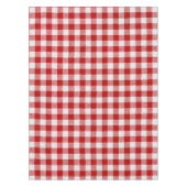 Rote karierte Gingham-Tischdecke Tischdecke (Vorderseite)