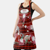 Rote Karierte Gnomes Backen Weihnachten Erinnerung Schürze (InSitu)