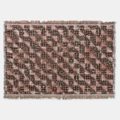 Rote, karierte Quadrate, die dem seltsamen Mosaik  Decke (Vorderseite)