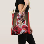 Rote Karnevalmaske in Venedig, Italien Tasche (Von Nahem)