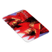 Rote Karnevalskostüme - Venedig, Italien Magnet (Rechte Seite)