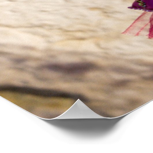 Rote Karnevalskostüme, Venedig Poster (Ecke)