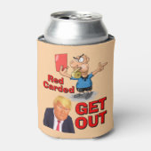 Rote Karte Can Cooler Dosenkühler (Kanne Vorderseite)