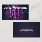 Rote Karte Doktor-Therapist Pulmonologist (Vorne/Hinten)