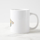 Rote Karte Jumbo-Tasse (Rechts)