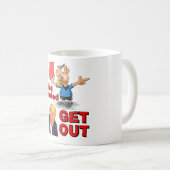 Rote Karte Kaffeetasse (VorderseiteRechts)