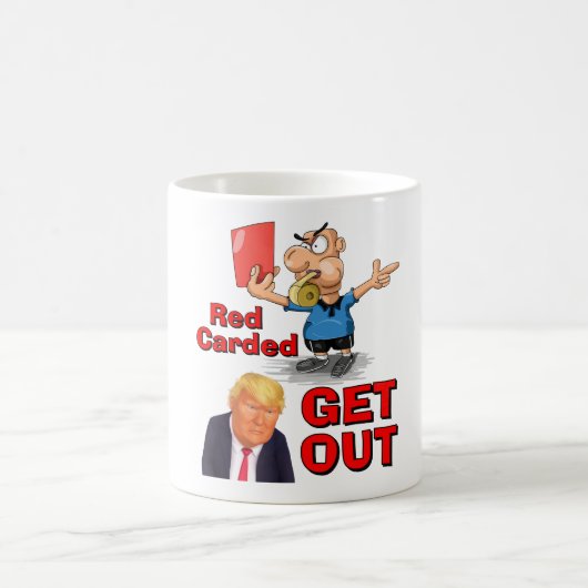 Rote Karte Kaffeetasse (Mittel)
