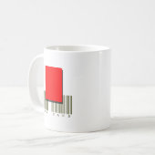 Rote Karte Kaffeetasse (Vorderseite Links)