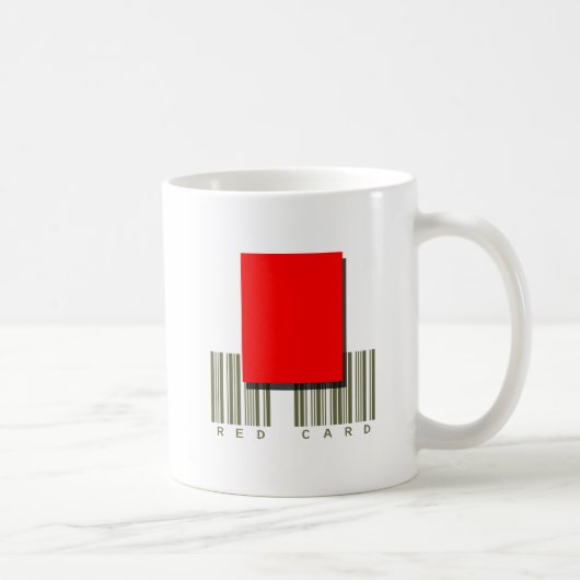 Rote Karte Kaffeetasse (Rechts)