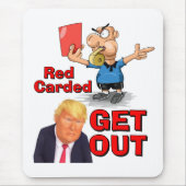 Rote Karte Mauspad (Vorne)