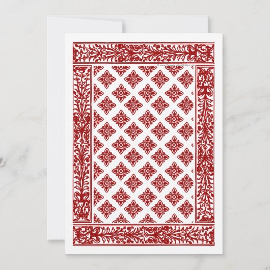 Rote Karte Save the Date (Rückseite)