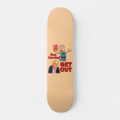 Rote Karte Skateboard (Vorne)