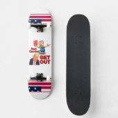 Rote Karte Skateboard (Vorderseite)