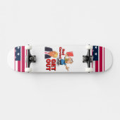 Rote Karte Skateboard (Horizontal)