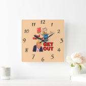 Rote Karte Uhr (Zuhause)