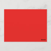 Rote Karte und Liebesnachricht für Freund/Ehemann (Rückseite)