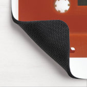 Rote Kassette kundengerechtes Mousepad (Ecke)