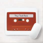 Rote Kassette kundengerechtes Mousepad (Mit Mouse)