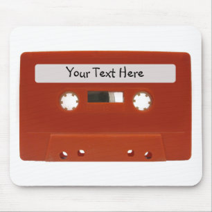 Rote Kassette kundengerechtes Mousepad