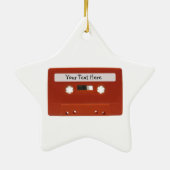 Rote Kassetten-kundengerechte Verzierung Keramik Ornament (Hinten)