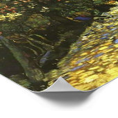 Rote Kastanien im Arles Park, Van Gogh Fine Art Poster (Ecke)