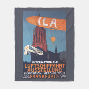 Rote Kathedrale - 1. Luftfahrtausstellung Fleecedecke