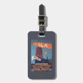 Rote Kathedrale - 1. Luftfahrtausstellung Gepäckanhänger (Vorderseite vertikal)