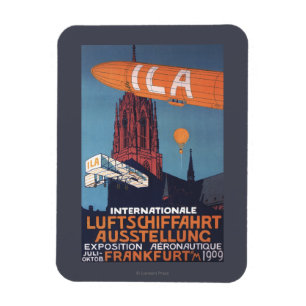 Rote Kathedrale - 1. Luftfahrtausstellung Magnet