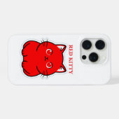 ROTE KATZE iPhone HÜLLE (Rückseite (Horizontal))