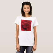 Rote Katze T-Shirt (Vorne ganz)