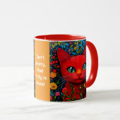 Rote Katze Tasse (VorderseiteRechts)