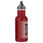 Rote keltische Kunst Trinkflasche (Links)