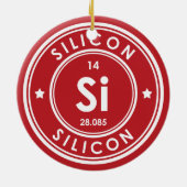 Rote Keramik für Silicon-Elemente Ornament (Hinten)