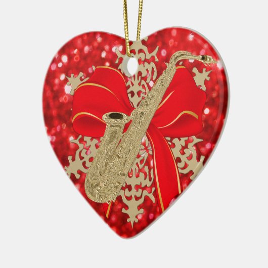 Rote Keramik Ornament (Links)