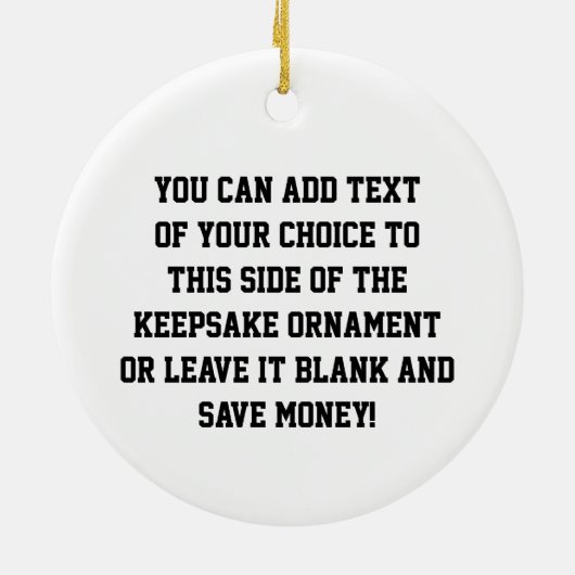 Rote Keramik Ornament (Hinten)